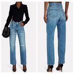 Slvrlake London Jeans SZ 27 NWT Shakedown Straight Leg Distress Denim High Waist Blue Photo 3