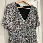 Ember Floral Black and White Maxi Dress L/XL Size L Photo 1