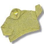 Anthropologie Chelsea & Theadore BFF Oversized Cowl Neck Crop Sweater Quince Yellow Small Photo 12