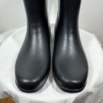 Chooka Boot Women 10 Black Buckle Mid Height Waterproof Rain Boot Outdoor Active Photo 1