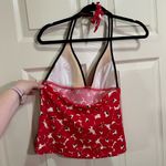 Victoria's Secret Women’s Victoria’s Secret swimsuit tankini 2 piece set halter red size medium Photo 3