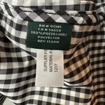 NWOT LRL Ralph Lauren Large Double Breasted Gingham Trench Coat Long Jacket Black Photo 8