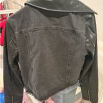Six Fifty Denim & Leather Jacket Black Size M Photo 1