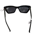 Anthropologie NWT  Black Cat Eye Sunglasses Eyewear Y2K Retro Glam Photo 3