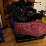 Khombu  Winter Snow Boots Women’s size 5.5 Maggie faux fur quilted zip Photo 8