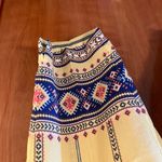 Soft Surroundings Yellow Laguna Tribal Boho Crop Pants Beach Petites Size PXL Photo 2