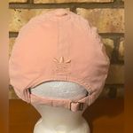 Adidas Women's Coral Pink ‎ Gold Embellished Logo Strapback Hat OSFA Photo 1