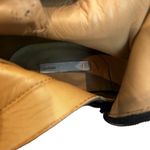 H&M Black Leather Strappy Buckle Platform Boots with Snakeskin Texture, Sz 7 Photo 12