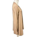 Lord & Taylor Context Tan Cardigan Size M Open Front Lightweight Flowy Layers Size M Photo 1