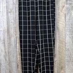 SheIn Tall XS Plaid Black & White Pants Soft & Stretchy Photo 0