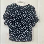 Cynthia Steffe FINAL PRICE NWT  Floral Black Top Photo 6