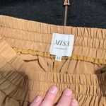 MISA Los Angeles MISA Los Angles Lightweight Joggers Size XS Brown Crinkle Texture Windbreaker Photo 1