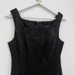 City Triangles  Y2k Black Vintage Mini Dress Glitter Floral Size XS Photo 1