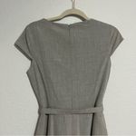 Calvin Klein Heather Gray Sheath Dress with Belt Size 6 Photo 9