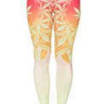 Weed print digital 3D 420 legging Multiple Photo 1