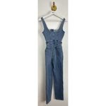 Good American Fit For Success Denim Sleeveless Jumpsuit in Wash Blue274 Photo 11