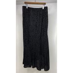 Chico's  Janet Animal Print Velvet Burnout High Low Skirt Women's 2 US Large NWT Photo 2