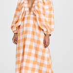 Shopbop Sundress Tiya Dress in Orange and White Size XS/S Photo 0