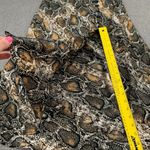 ZARA SNAKESKIN PRINTED MIDI SKIRT Photo 9