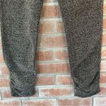 Free People Milo Metallic Knit Scrunch Ankle Joggers Pants Gray Medium Photo 4