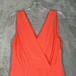 Cupcakes and Cashmere Dress Womens 4 Orange Fit & Flare Preppy Romantic Date Night Photo 3