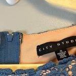 City Studio Dress Blue Lace Fit & Flare Dress Juniors Sz 11 EUC Homecoming Prom Photo 3