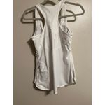 Athleta  Daydreamer Racerback White Fitted Workout Tank Top Sz. S Photo 4