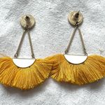 American Eagle yellow fringe earrings Photo 1