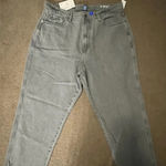 Arizona Jeans Arizona‎ Jeans Co Mom Jeans Women's 1 7 Charcoal Wash Denim Tapered Leg NWT Photo 0