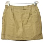 Allyson Whitmore Skort Womens Size 12P Tan Twill Button Up Zip Shorts Golf Casua Photo 5
