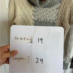 Sundance  mixed knit lambswool turtleneck size small Photo 7