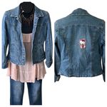 Urban Outfitters Live A Little Denim Jacket Photo 1