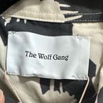The wolf Gang Black and White Women's Button Down Shirt Size L Photo 2