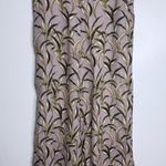 Tahari 100% Linen Wide-Leg Cropped Leaf Pants Elastic Waist Pull On Size XL Photo 0