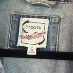 Stoosh  Vintage Denim Shirt Jacket Shacket Size Small Acid Wash Photo 4