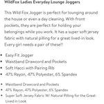 Wildfox Everyday Jogger Color: Wedgewood Size XL NWT (extremely Soft Material) Photo 2