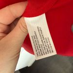 A New Day  Women’s 6 Sweetheart Neckline Red Bow MIDI Dress Photo 3