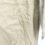 ZARA Womens Beachy Blogger Favorite Linen Blend Asymmetric One Shoulder Dress M Photo 8