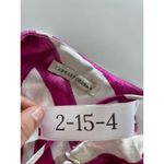 The East Order  Dress Womens Medium Rhea‎ White Pink Zebra Print Satin Mini Photo 6