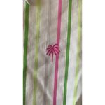 Lilly Pulitzer White Label White Pastel Green Pink Striped Button Up Size 2 Photo 3