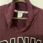 PINK - Victoria's Secret  Burgundy Sweatshirt Photo 1
