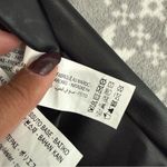 ZARA NWT  Black Faux Leather Pants High Rise Full Length Wide Leg Size Small Photo 5