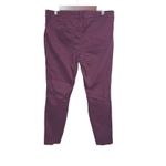 a.n.a A‎ New Approach Burgundy Mid Rise Moto Zipper Skinny Jeggings Size 31/12 Red Photo 4