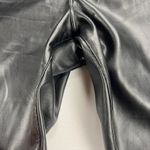 Good American Black High Rise Wide Leg Vegan Faux Leather Pants 5 Pocket Size 18 Photo 7