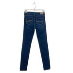 Abercrombie & Fitch Dark Wash Allover Rhinestone Skinny Jeans Photo 5