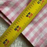 Katie Emilio pink gingham silk trench coat size 6 Photo 3