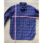 Patagonia VTG 90s  Purple Hiking Plaid Flannel Button down Pocket Shirt Women’s S Photo 5