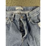 Pull & Bear  Jeans Women‎ 38 EUR Button Fly Frayed Raw Hem Denim Pants Photo 5
