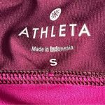 Athleta Women’s  Track This Run Shorts Fuchsia Zip Pocket Stretch size small Photo 1