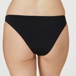 ANDIE  The Cheeky Bikini Bottom Swimsuit Black size Large  NWT Photo 1